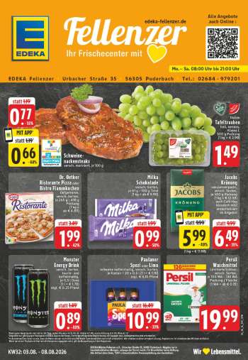 Prospekte Edeka - 3.08.2026 - 8.08.2026.