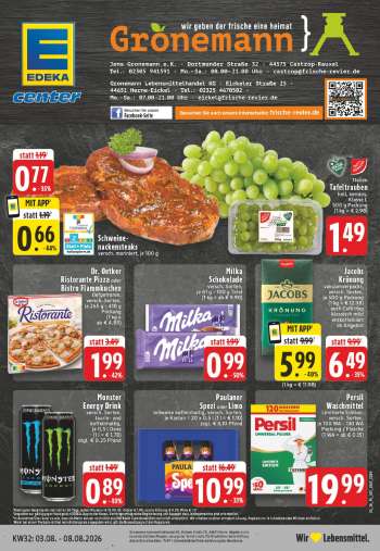 Prospekte Edeka - 3.08.2026 - 8.08.2026.