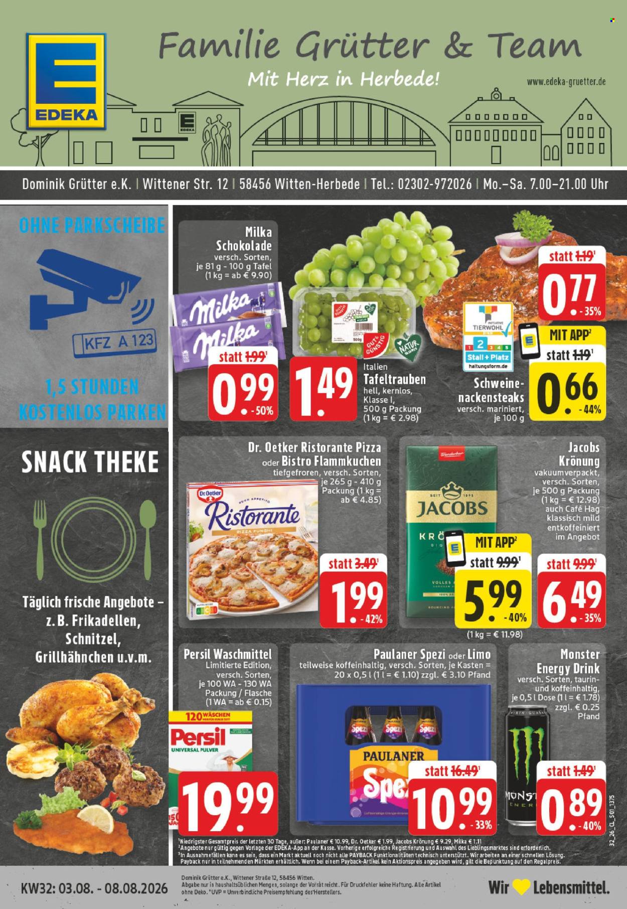 Edeka Prospekte  - 3.08.2026 - 8.08.2026. Seite 1
