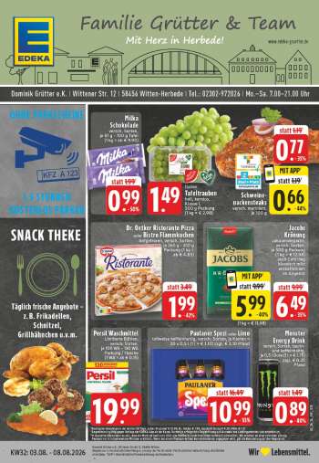 Prospekte Edeka - 3.08.2026 - 8.08.2026.