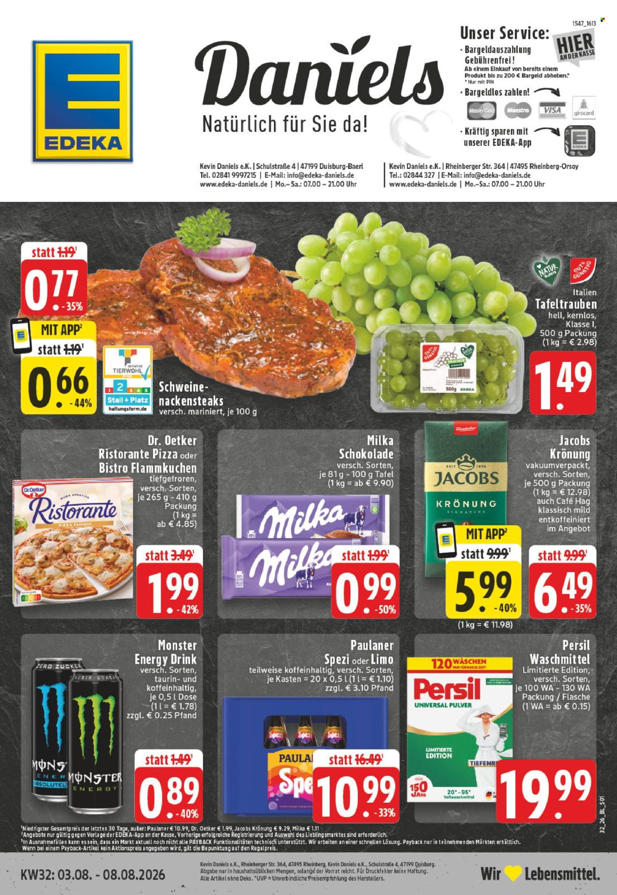 Edeka Prospekte  - 3.08.2026 - 8.08.2026. Seite 1