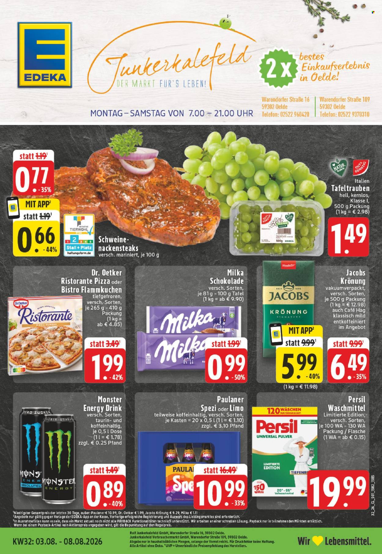 Edeka Prospekte  - 3.08.2026 - 8.08.2026. Seite 1