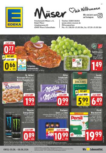 Prospekte Edeka - 3.08.2026 - 8.08.2026.