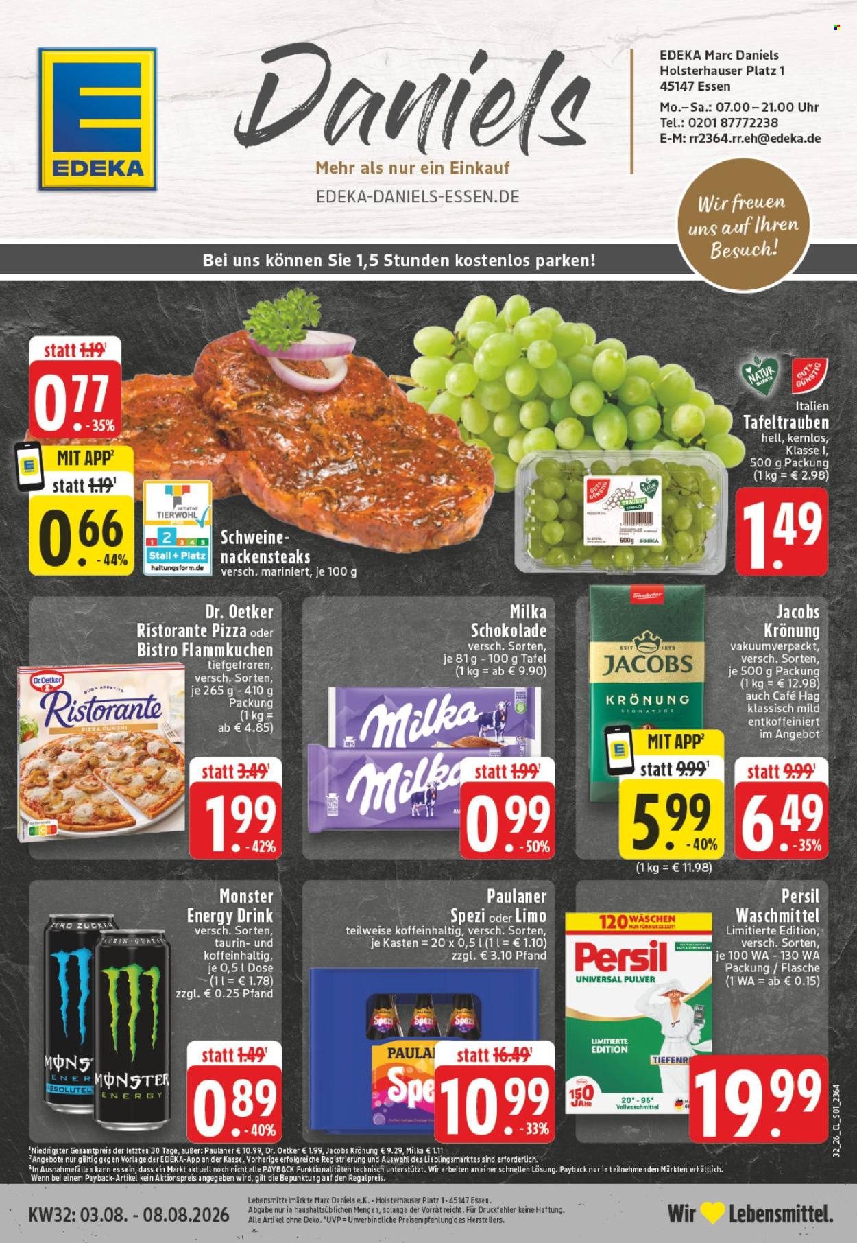 Edeka Prospekte  - 3.08.2026 - 8.08.2026. Seite 1