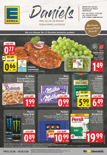 Prospekte Edeka - 3.08.2026 - 8.08.2026.