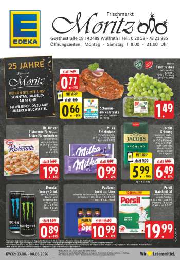Prospekte Edeka - 3.08.2026 - 8.08.2026.