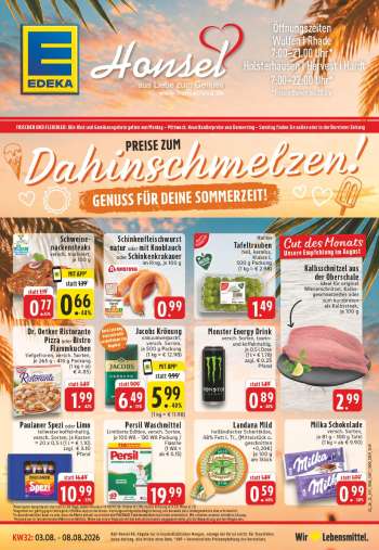 Prospekte Edeka - 3.08.2026 - 8.08.2026.