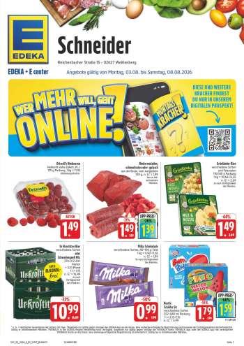 Prospekte Edeka - 3.08.2026 - 8.08.2026.