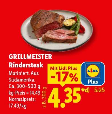 Grillmeister Rindersteak