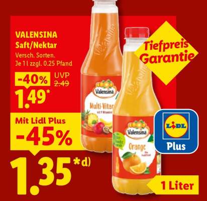 Valensina Saft/Nektar