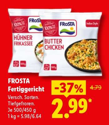Frosta Fertiggericht