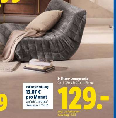2-Sitzer-Loungesofa