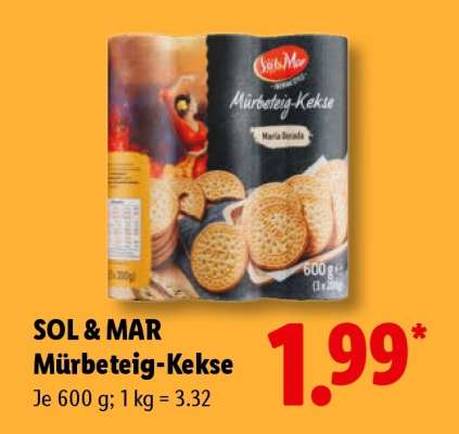 Sol & Mar Mürbeteig-Kekse