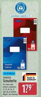 EXPERTIZ Schulhefte