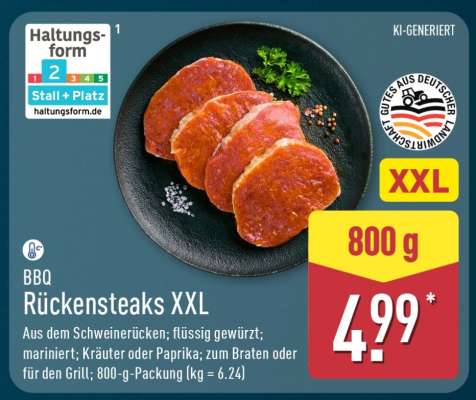 BBQ Rückensteaks XXL