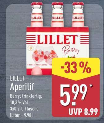LILLET Aperitif