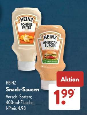 Heinz Snack Saucen