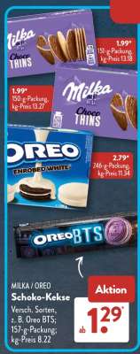 MILKA / OREO Schoko-Kekse