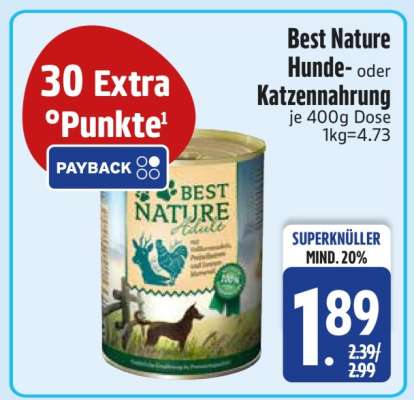 Best Nature Hunde- oder Katzennahrung