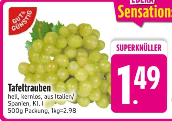 Tafeltrauben