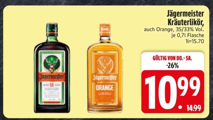 JÄGERMEISTER Kräuterlikör*