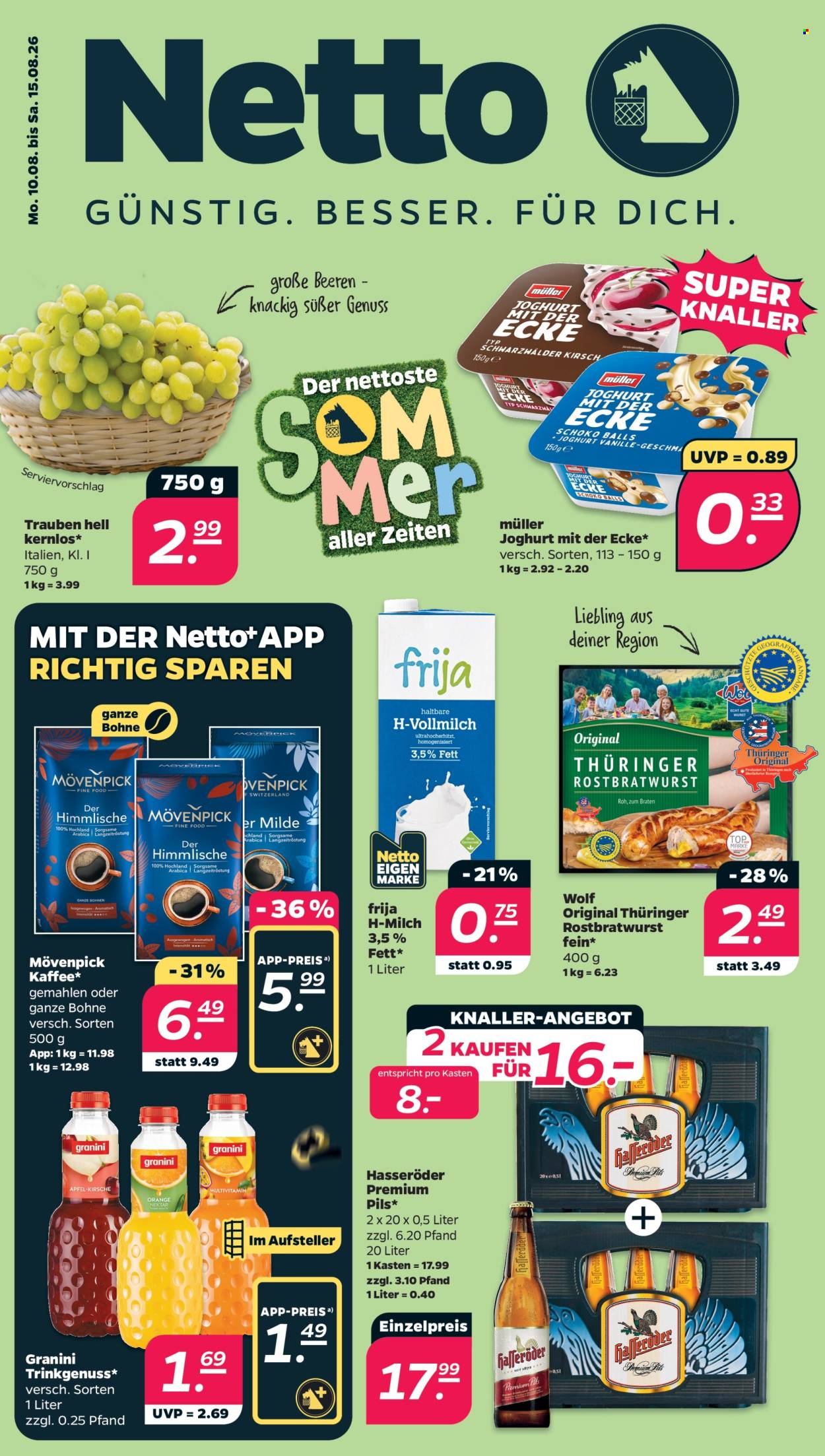 Netto Prospekte  - 10.08.2026 - 15.08.2026. Seite 1