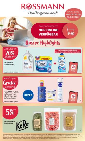 Prospekte Rossmann - 3.08.2026 - 14.08.2026.