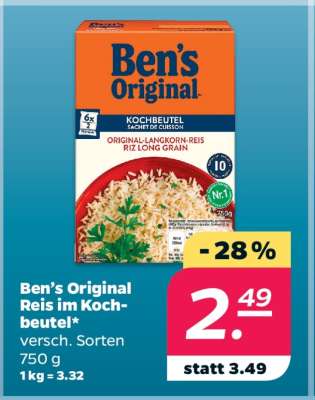 Ben’s Original Reis im Kochbeutel*