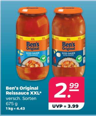Ben’s Original Reissauce XXL*