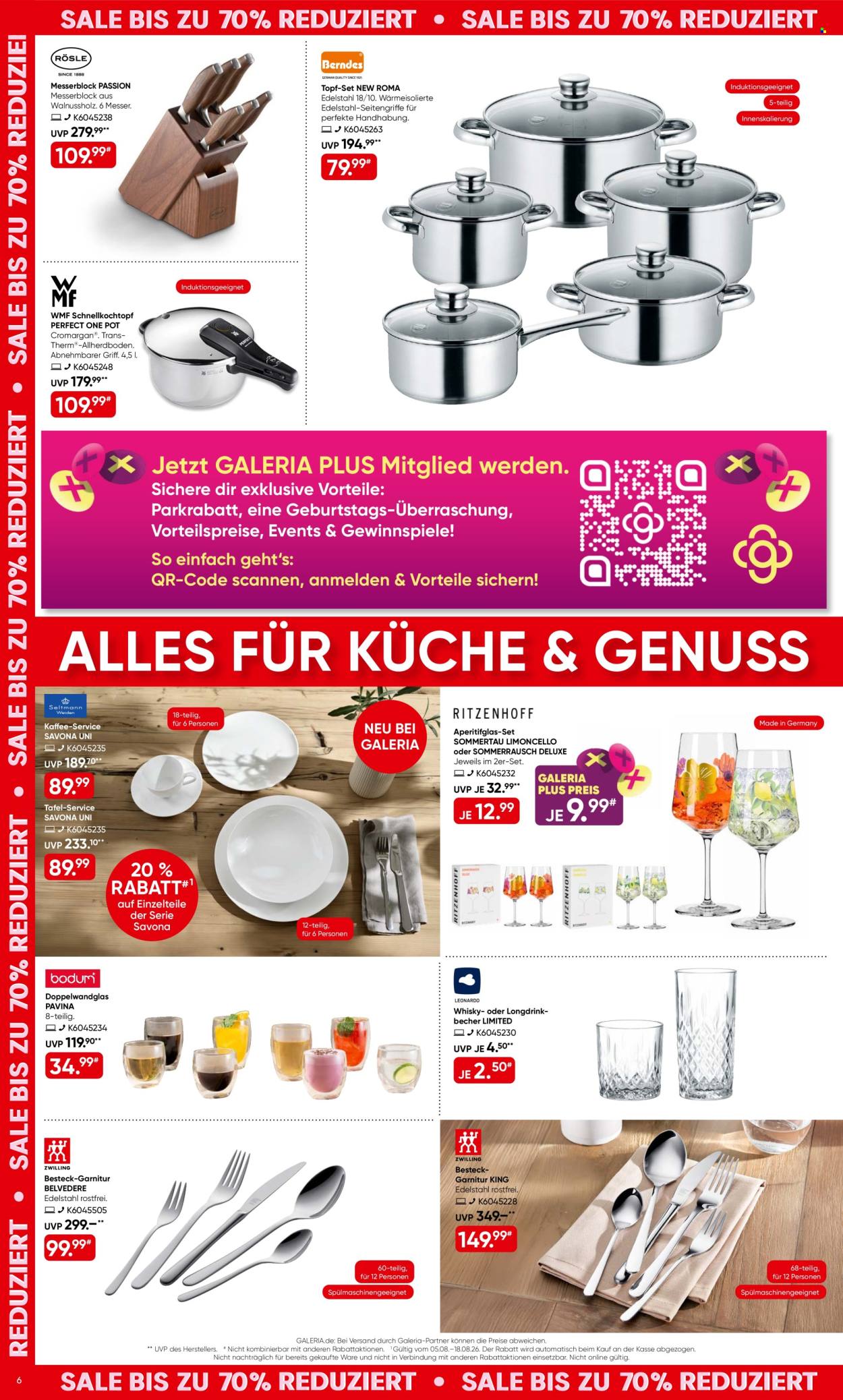 GALERIA Karstadt Kaufhof Prospekte  - 5.08.2026 - 18.08.2026. Seite 6