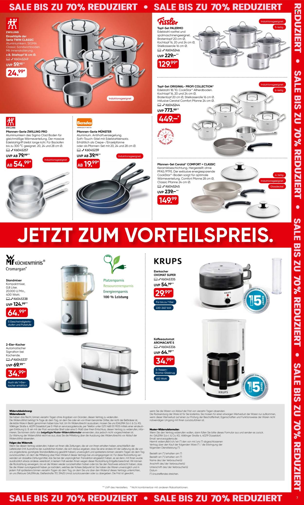 GALERIA Karstadt Kaufhof Prospekte  - 5.08.2026 - 18.08.2026. Seite 7
