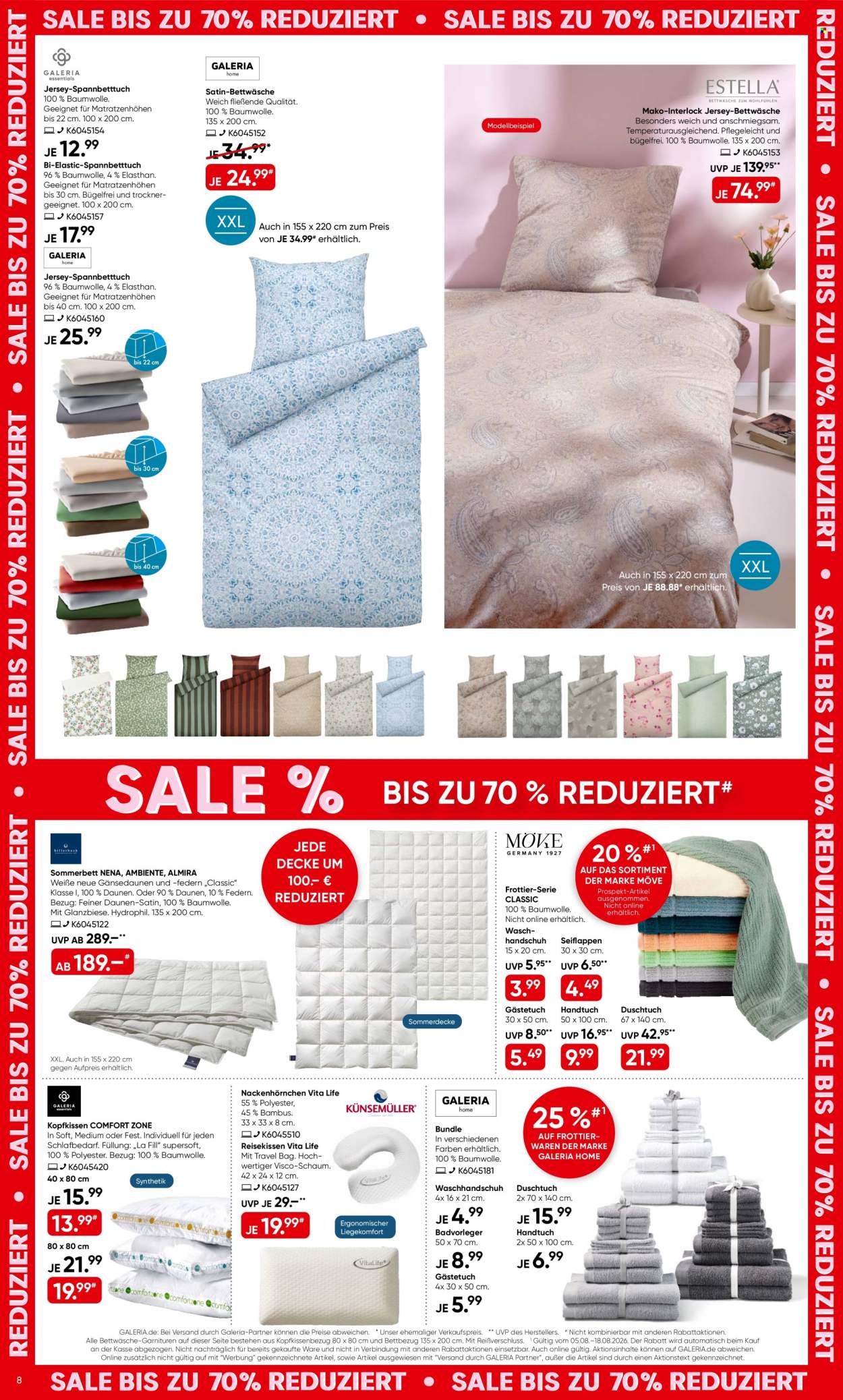 GALERIA Karstadt Kaufhof Prospekte  - 5.08.2026 - 18.08.2026. Seite 8