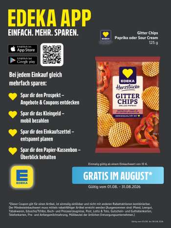 Prospekte Edeka - 3.08.2026 - 8.08.2026.