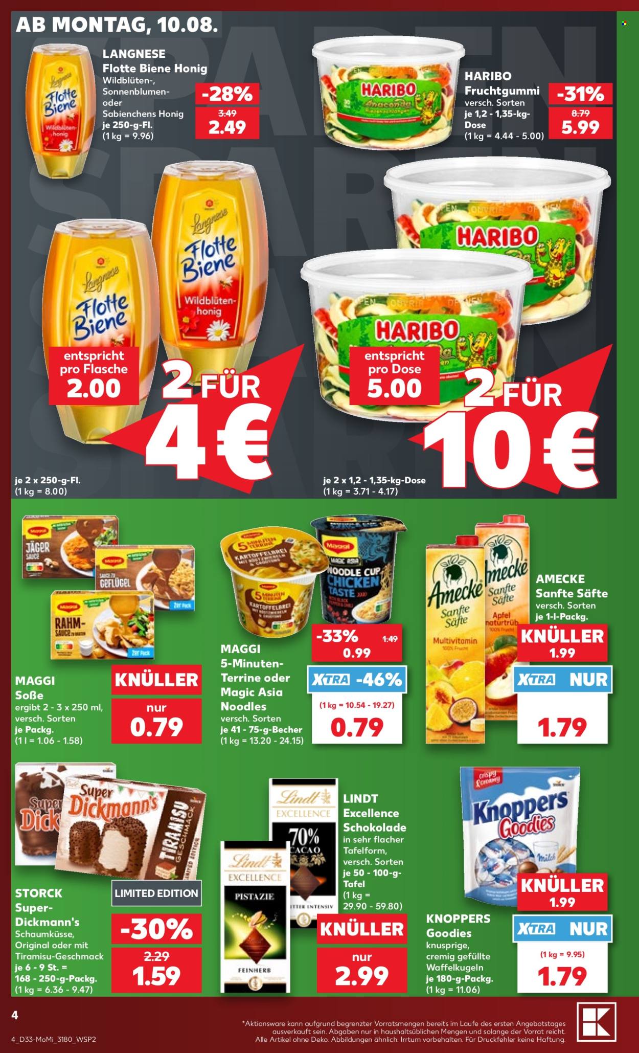 Kaufland Prospekte  - 10.08.2026 - 12.08.2026. Seite 4