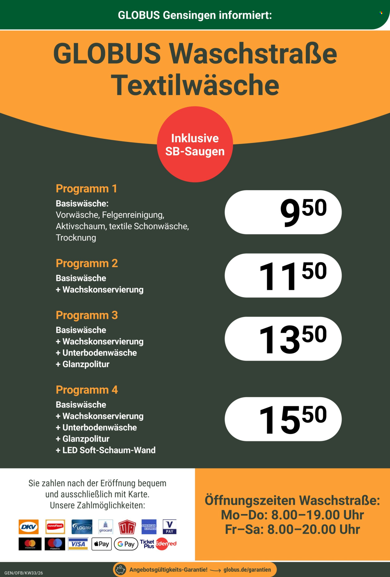 Globus Prospekte  - 10.08.2026 - 15.08.2026. Seite 33