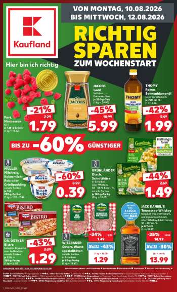 Prospekte Kaufland - 10.08.2026 - 12.08.2026.