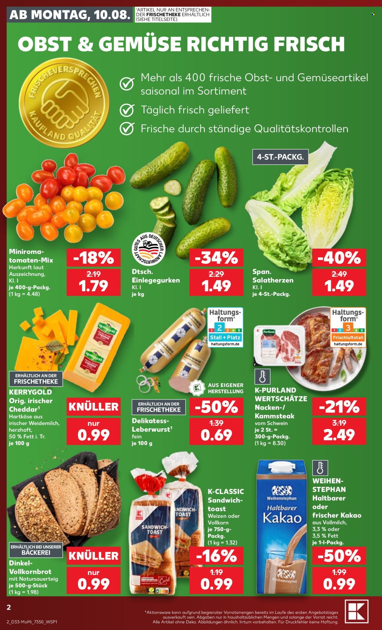 Kaufland Prospekte  - 10.08.2026 - 12.08.2026. Seite 2