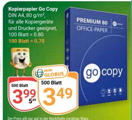 Kopierpapier »Go Copy«