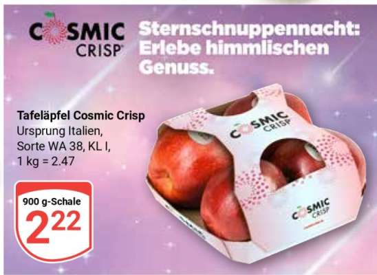 Tafeläpfel Cosmic Crisp
