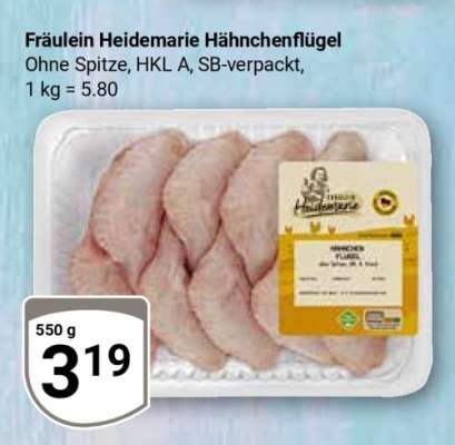 Fräulein Heidemarie Hähnchenflügel
