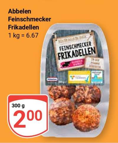 Abbelen Feinschmecker Frikadellen