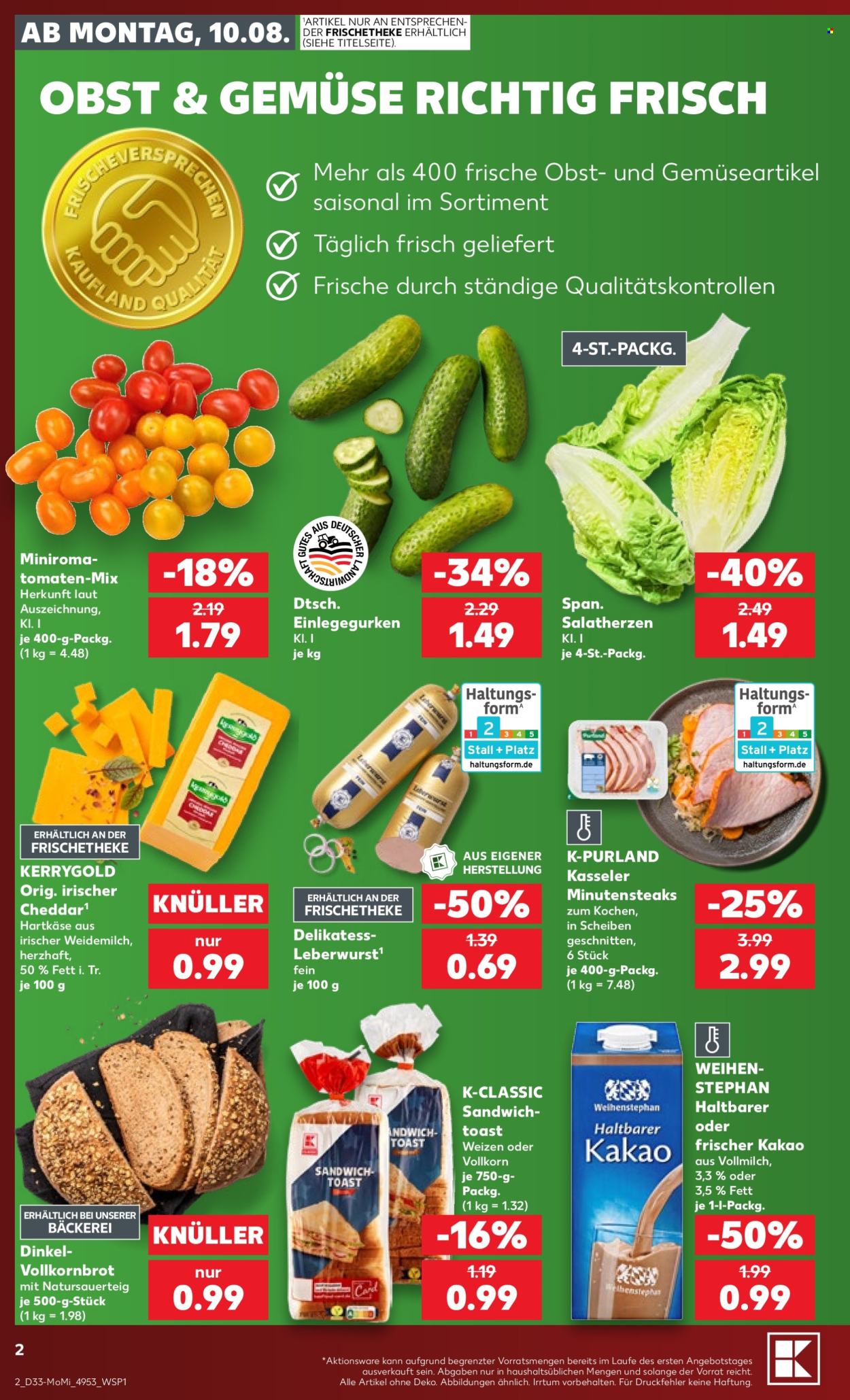 Kaufland Prospekte  - 10.08.2026 - 12.08.2026. Seite 2