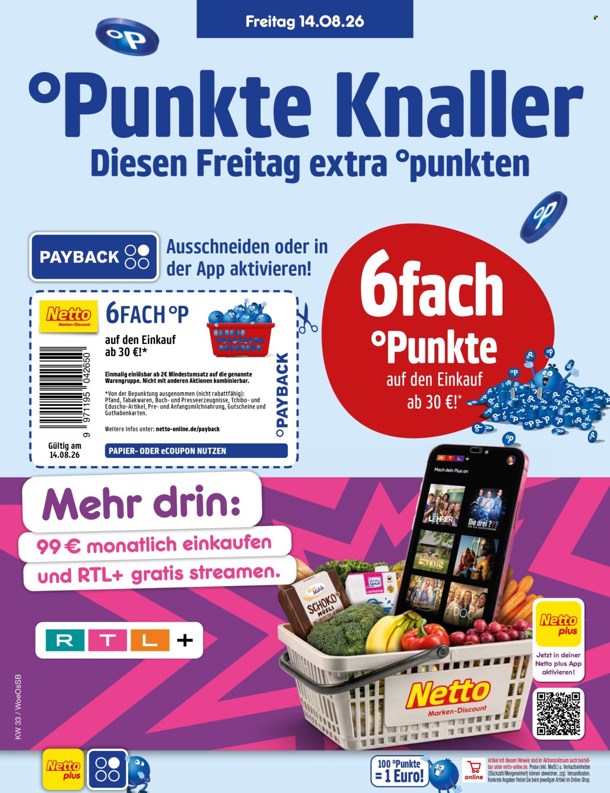 Netto Marken-Discount Prospekte  - 10.08.2026 - 15.08.2026. Seite 66