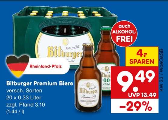 Bitburger Premium Biere
