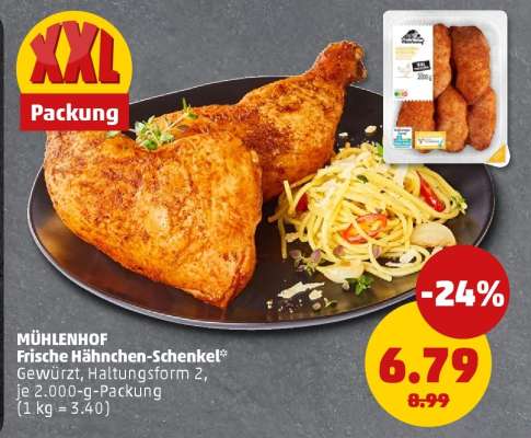 MÜHLENHOF Frische Hähnchen-Schenkel