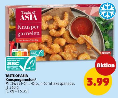 TASTE OF ASIA Knuspergarnelen