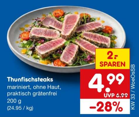 Thunfischsteaks
