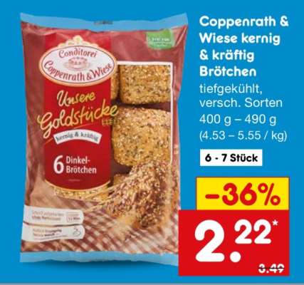 Coppenrath & Wiese kernig & kräftig Brötchen