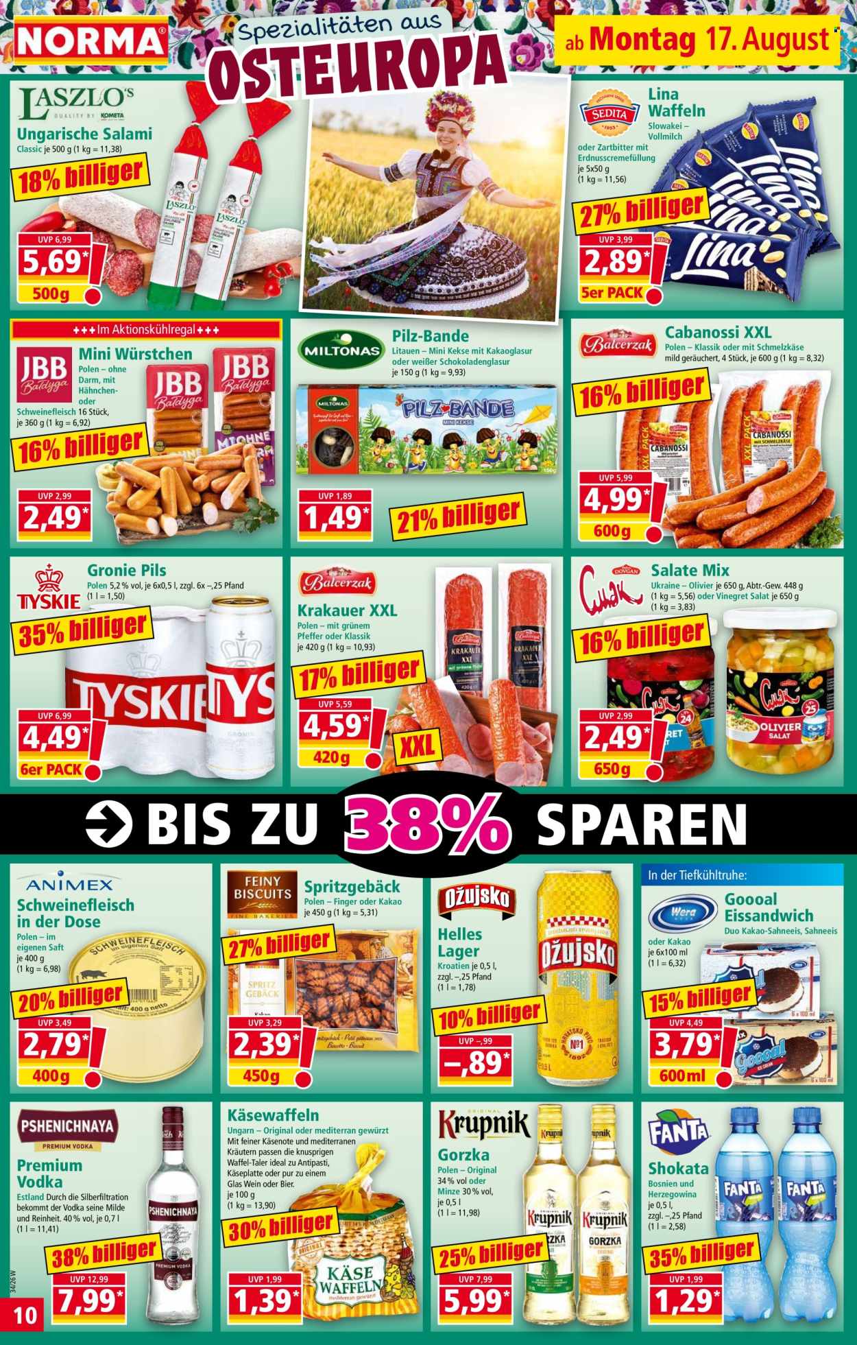 Norma Prospekte  - 17.08.2026 - 23.08.2026. Seite 10