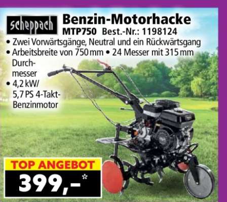 Benzin-Motorhacke MTP750